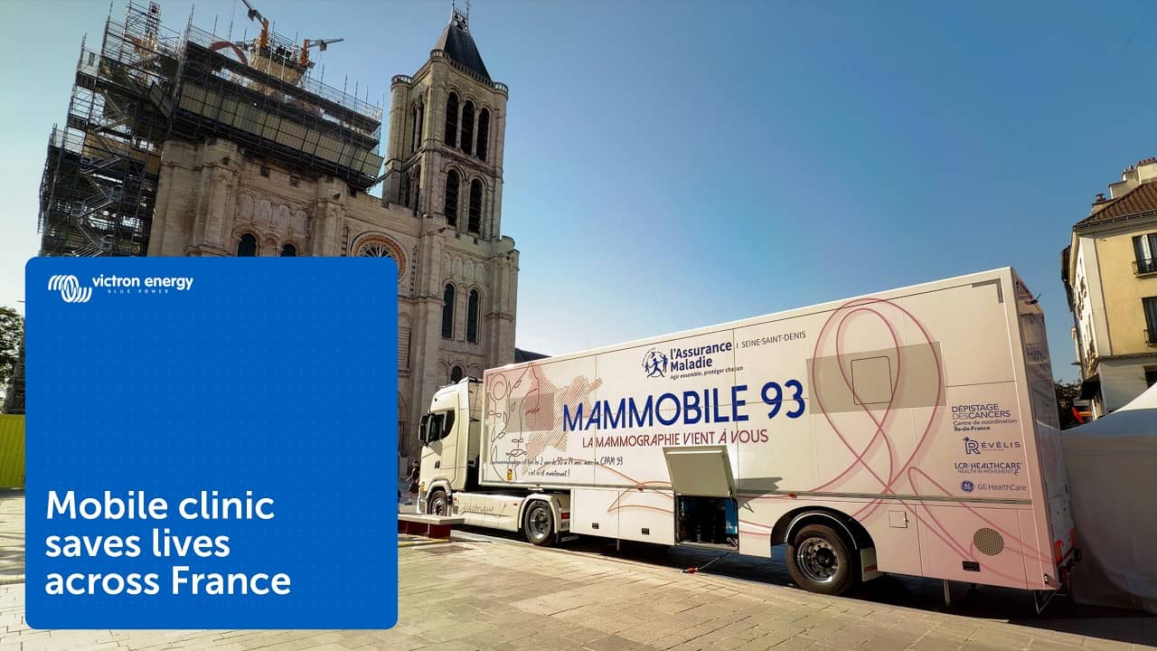 They built a Mobile Clinic and powered it using Victron Energy