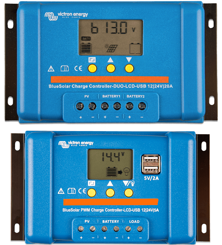 BlueSolar PWM ‑lataussäädin (DUO) LCD&USB