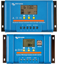 BlueSolar PWM ‑lataussäädin (DUO) LCD&USB